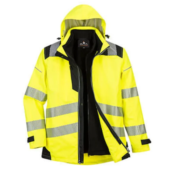 PW365 - Giacca PW3 Hi-Vis 3 in 1